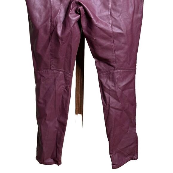 Free People Faux Leather Pants 8 - Picture 6 of 10